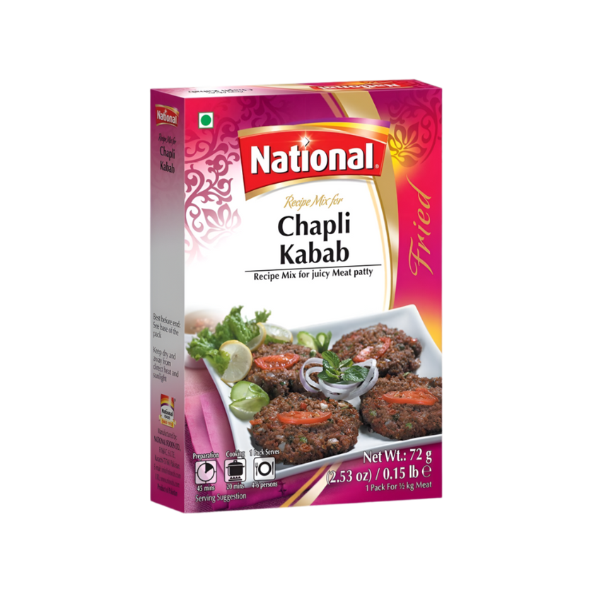 National Seasoning Mix Chapli Kabab 72g