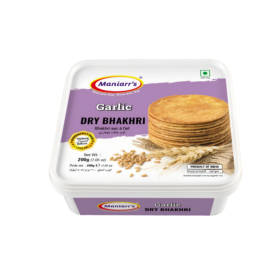 Maniarr's Dry Garlic Bhakhari 200g