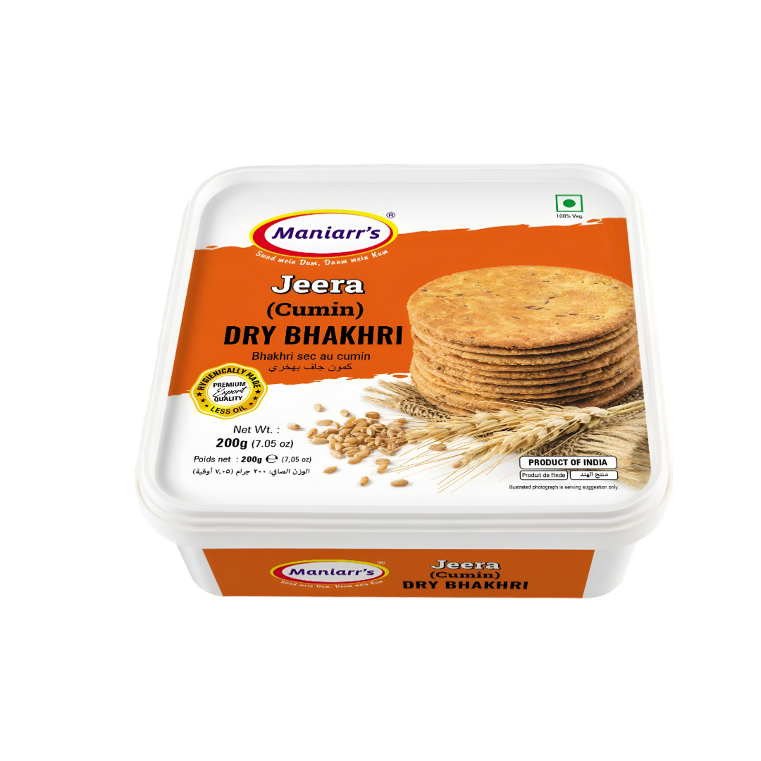 Maniarr's Jeera (Cumin) Bhakhri 200g