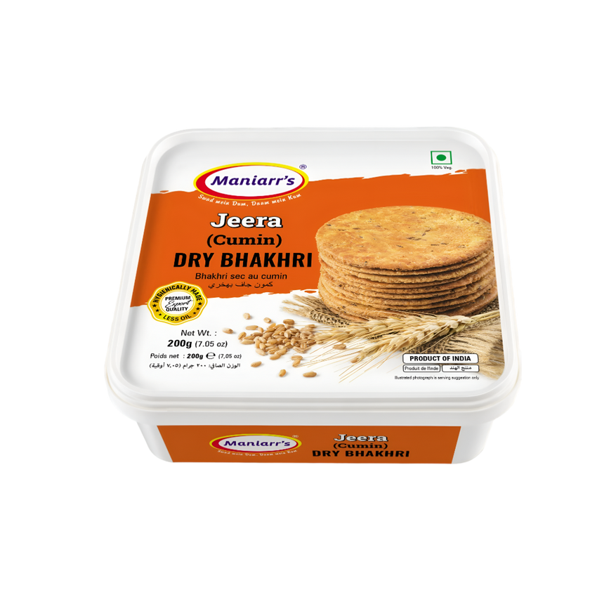 Maniarr's Jeera (Cumin) Bhakhri 200g
