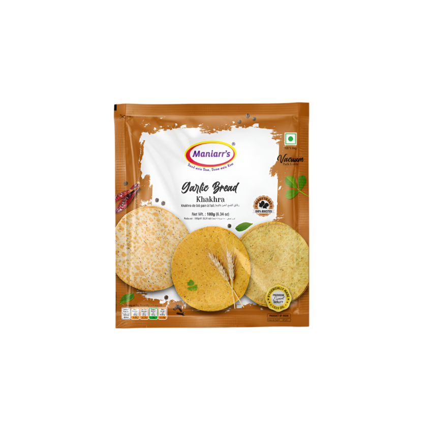 Maniarr's Garlic Bread Khakhra 180g