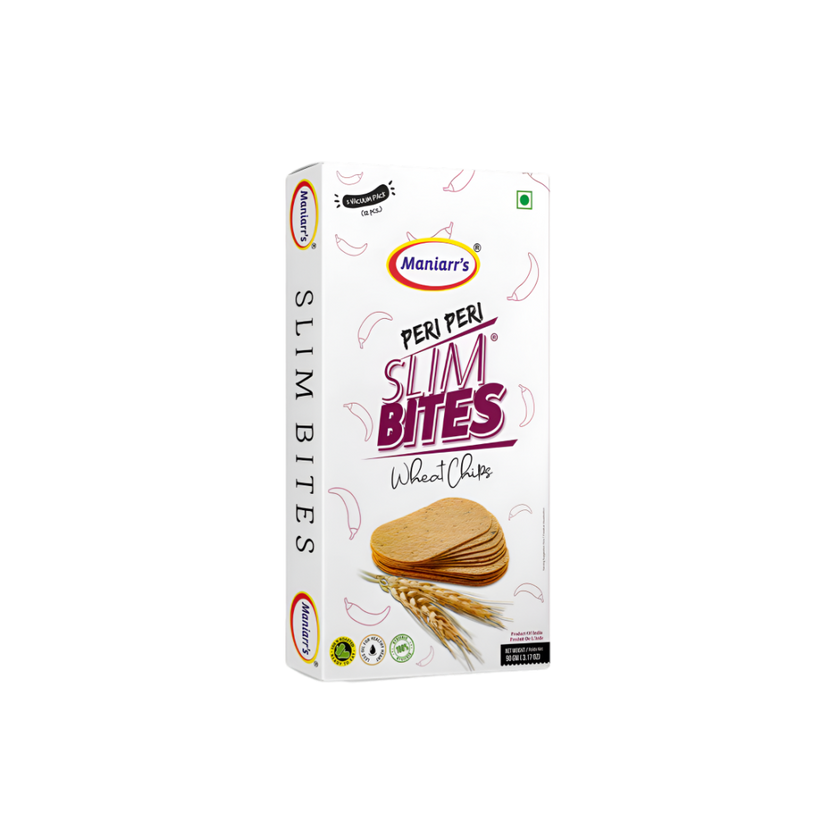 Maniarr's Slim Bites Wheat Chips Peri Peri 90g