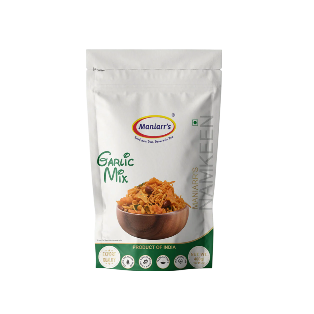 Maniarr's Namkeen Garlic Mix 400g