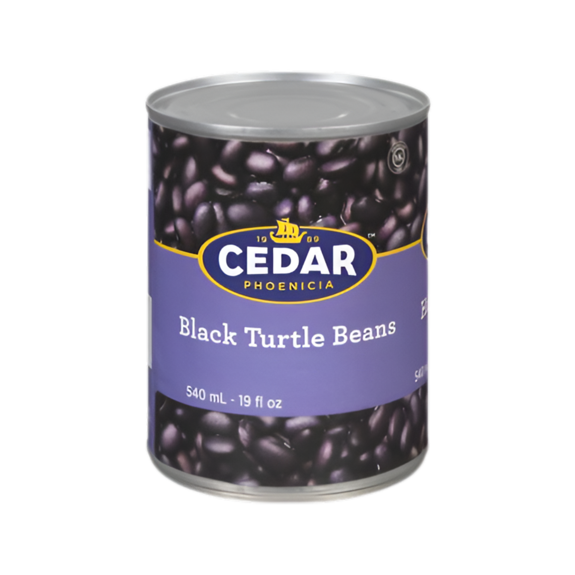 Cedar Black Turtle Beans 540g