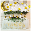 Moon-Star Shaped Balloons 54 Pcs Set For Muslim EID Mubarak Festival Home Decor, Ramadan Birthday Party Decoration.