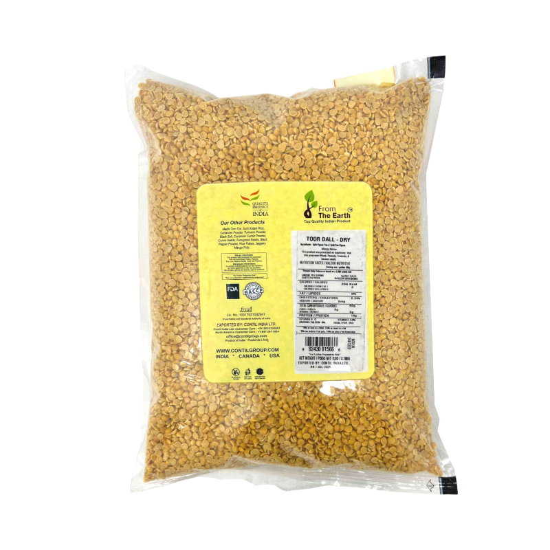 From The Earth Toor Dal Dry
