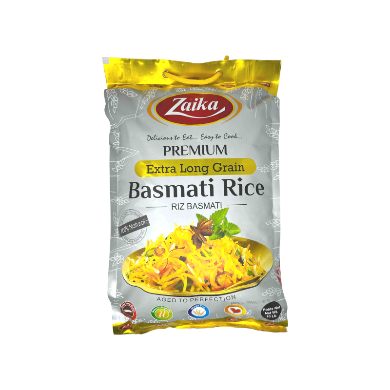 Zaika Extra Long Grain Basmati Rice 10Lb