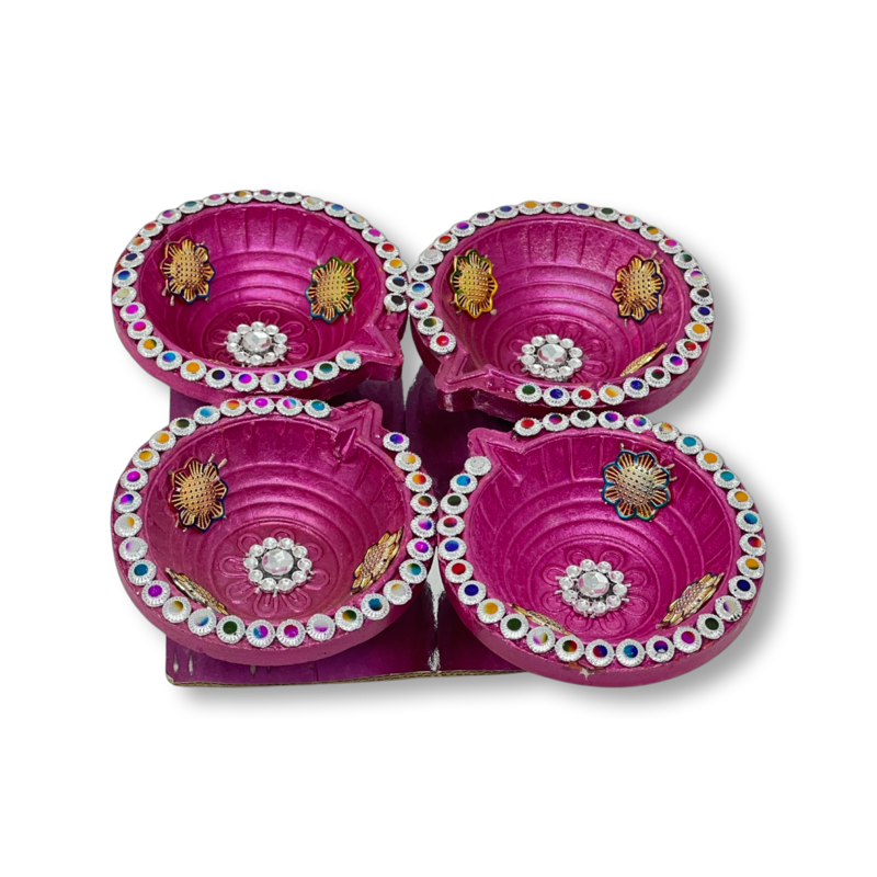 Diya Set of 4 Without Wax
