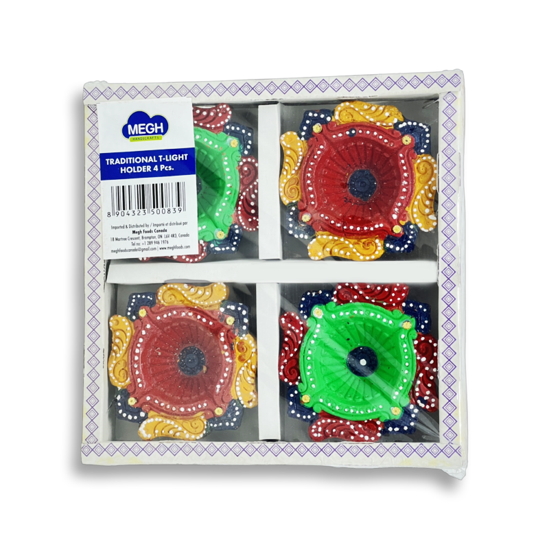 Megh Diya Traditional T-Light 4Pcs