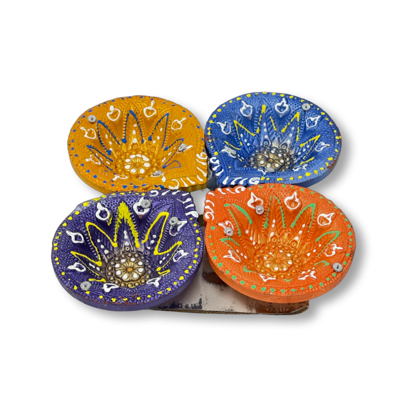 Diya Set of 4 Without Wax