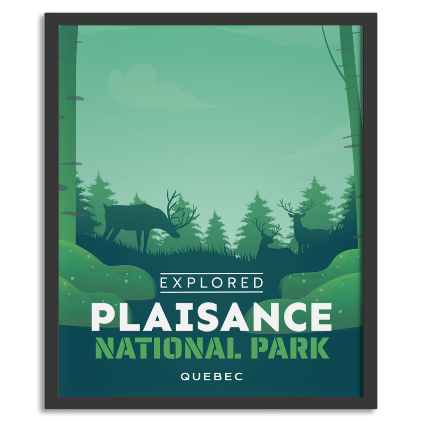 Plaisance National Park 'Explored' Poster, Canada Parks