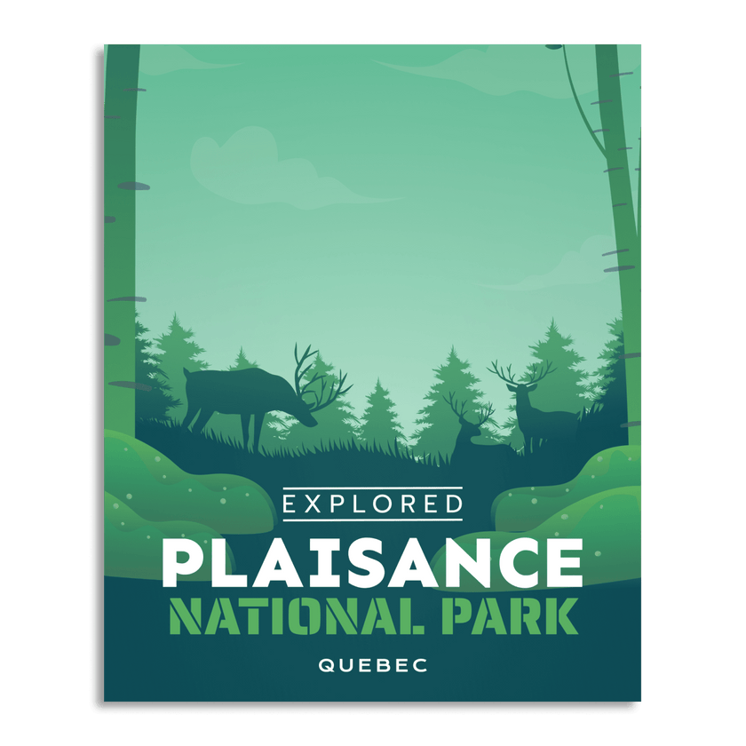 Plaisance National Park 'Explored' Poster, Canada Parks