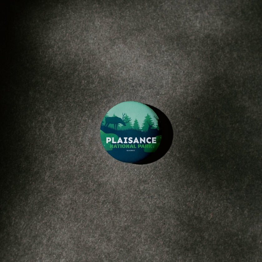 Plaisance National Park of Quebec Pinback Button, Canada Parks