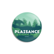 Plaisance National Park of Quebec Pinback Button, Canada Parks