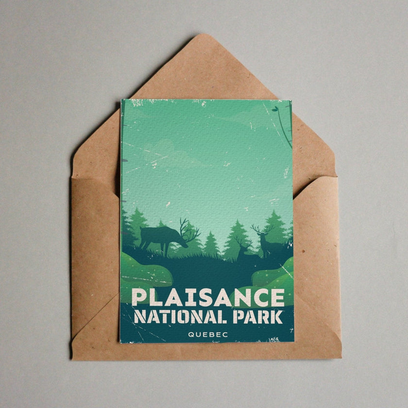 Plaisance Quebec National Park Postcard, Canada Parks