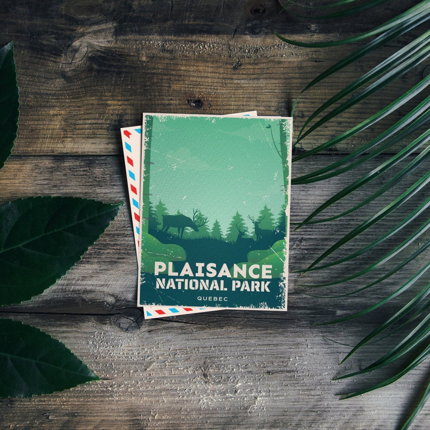 Plaisance Quebec National Park Postcard, Canada Parks