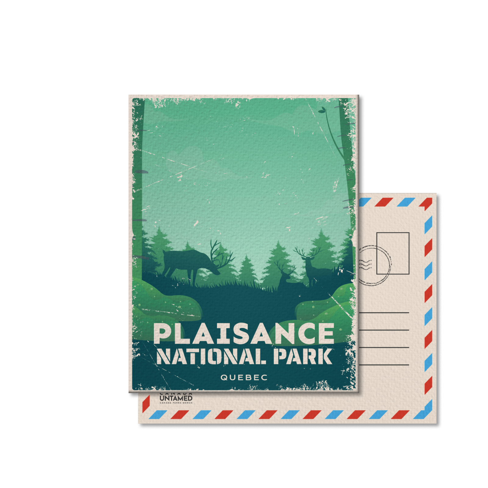 Plaisance Quebec National Park Postcard, Canada Parks