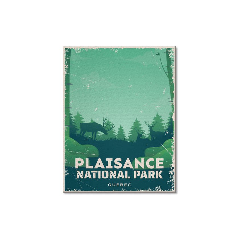 Plaisance Quebec National Park Postcard, Canada Parks