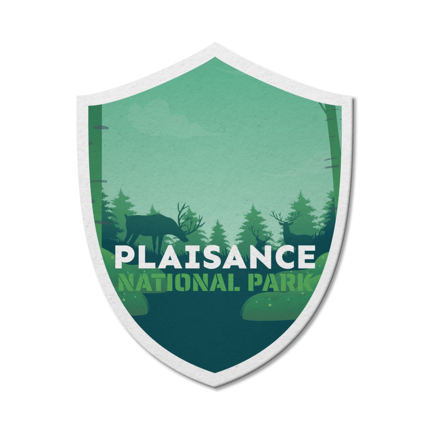 Plaisance Quebec National Park Waterproof Vinyl Sticker, Canada Parks