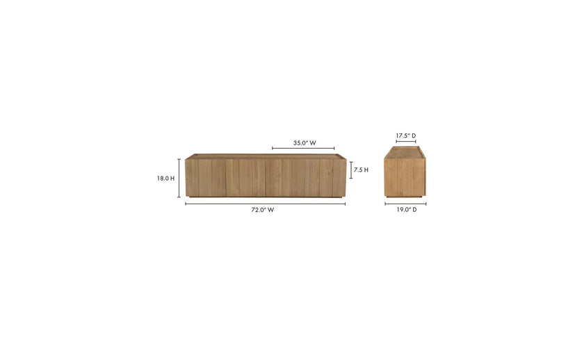 Plank Media Cabinet