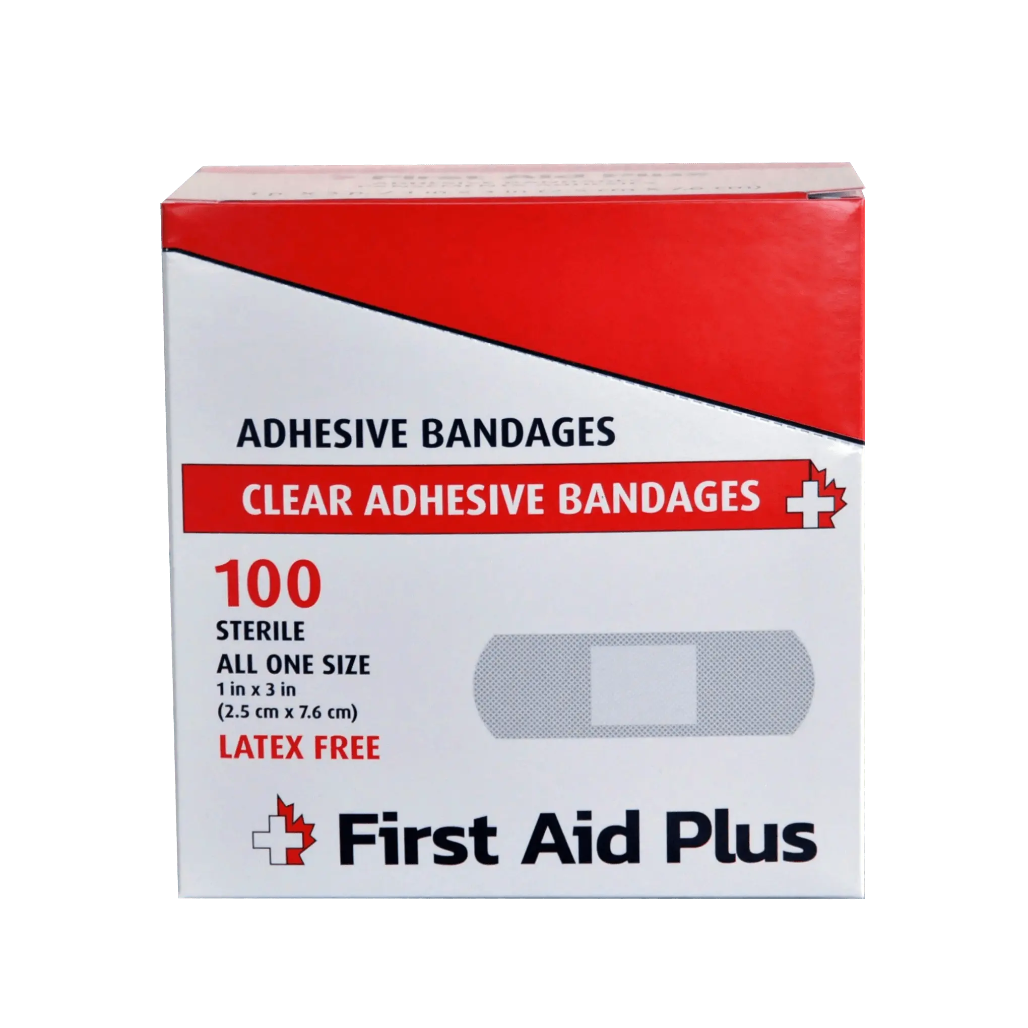 Plastic Adhesive Bandage, Standard Strip, 3