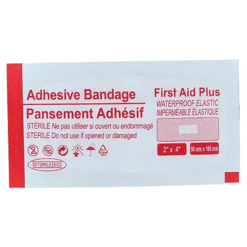 Plastic Adhesive Extra Large Patch Bandage, 2