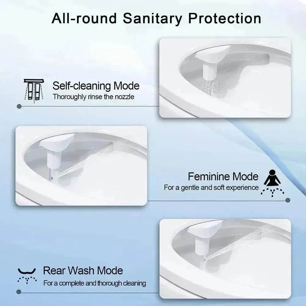 Plastic Manual Toilet Bidet set for Women Wash