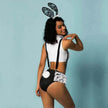 Playful rabbit costume lingerie