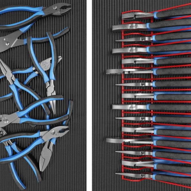 Plier Organizer Rack For Tool Box Drawer