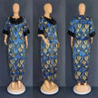 Plus Size Women's Satin Sequin Long Gown Dress