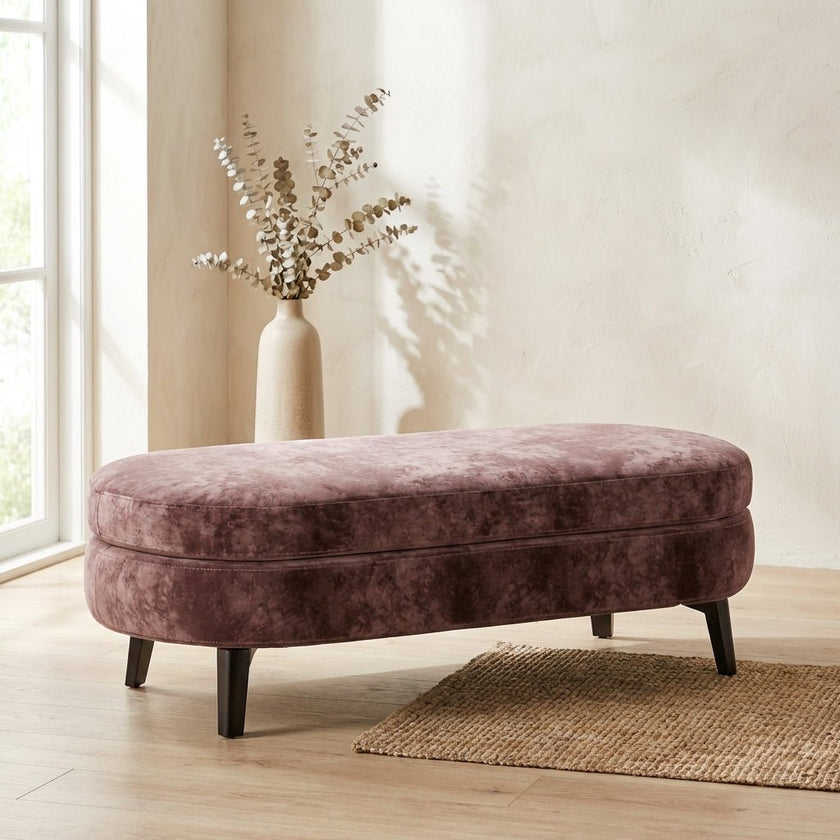 Plush Oval Bench