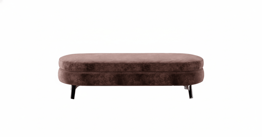 Plush Oval Bench