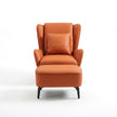 PM06 Premium Cowhide Leather Relaxation Chair with Ottoman