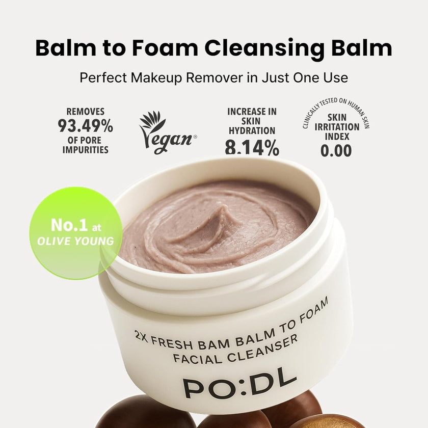 PO:DL 2X Fresh Bam Balm To Foam 130ml