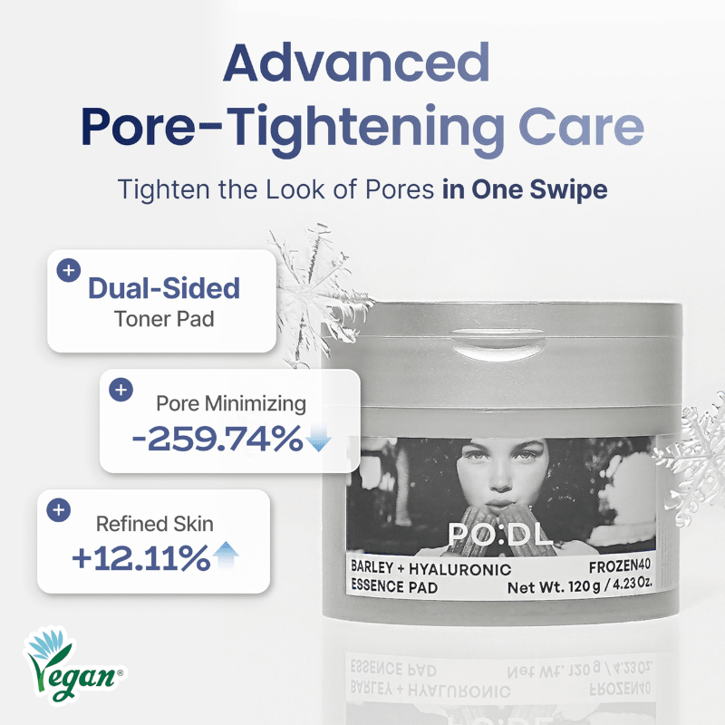 PO:DL Barley Hyaluronic Frozen40 Essence Pads 120g / 70pcs
