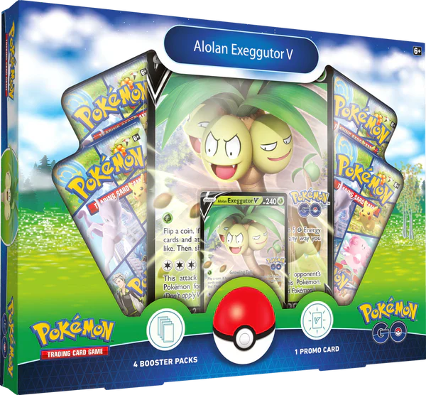 Pokemon Go: Alolan Exeggutor V Box