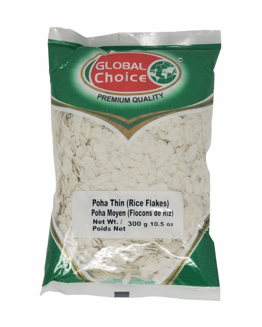 Global Choice Thin Poha 300gm (Rice Flakes)