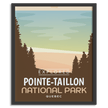 Pointe-Taillon National Park 'Explored' Poster, Canada Parks