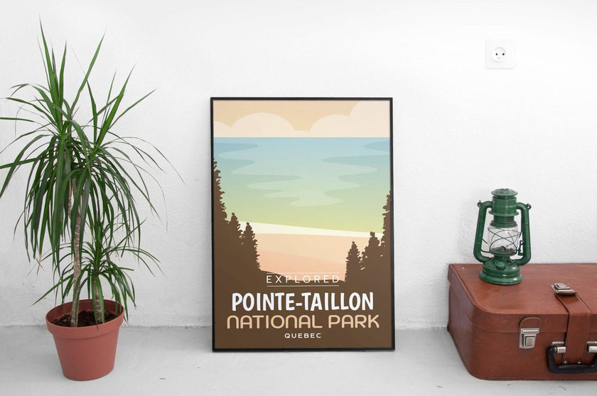 Pointe-Taillon National Park 'Explored' Poster, Canada Parks