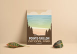 Pointe-Taillon National Park 'Explored' Poster, Canada Parks