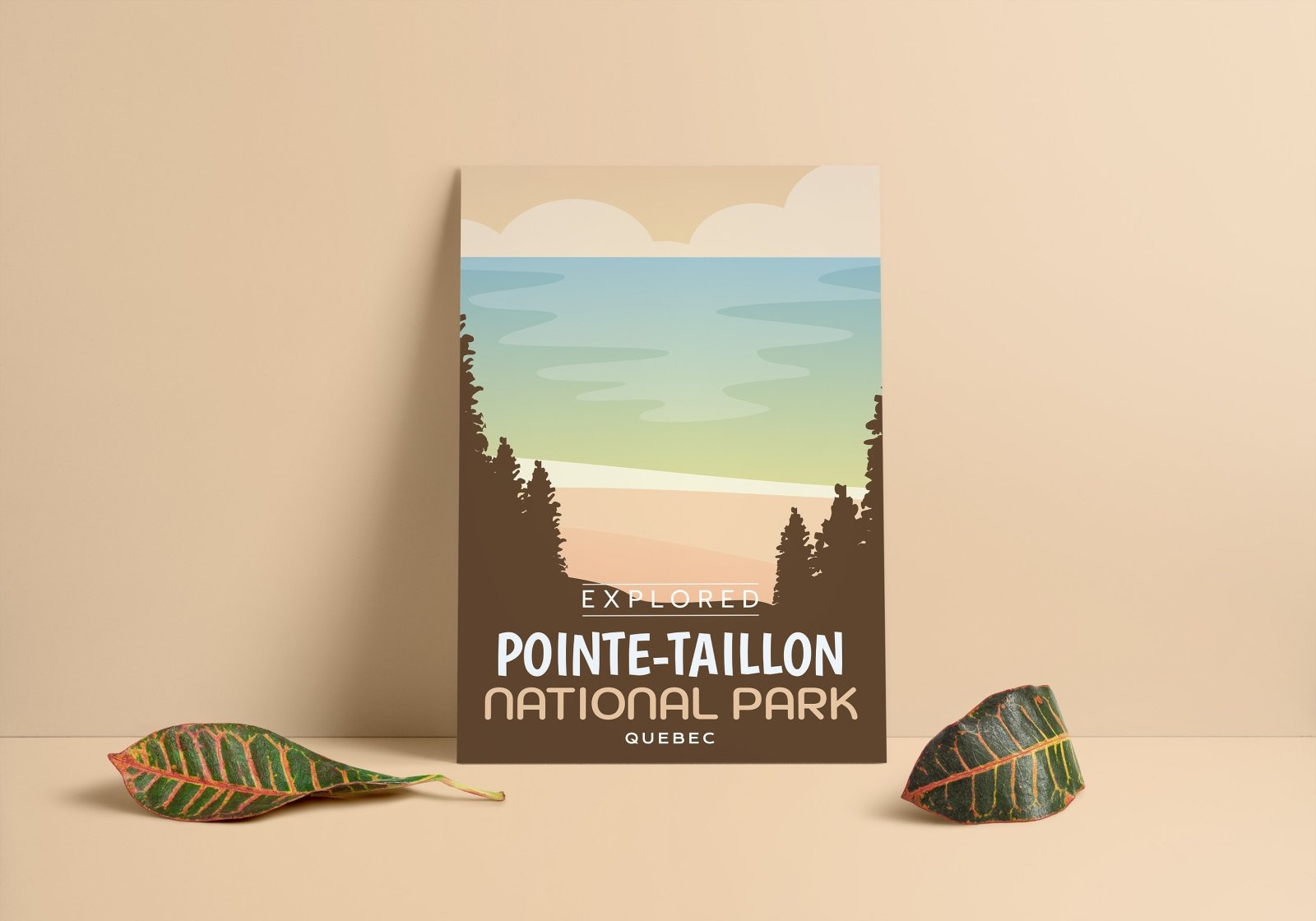 Pointe-Taillon National Park 'Explored' Poster, Canada Parks