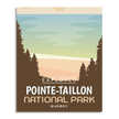 Pointe-Taillon National Park 'Explored' Poster, Canada Parks