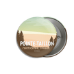 Pointe-Taillon National Park of Quebec Pinback Button, Canada Parks