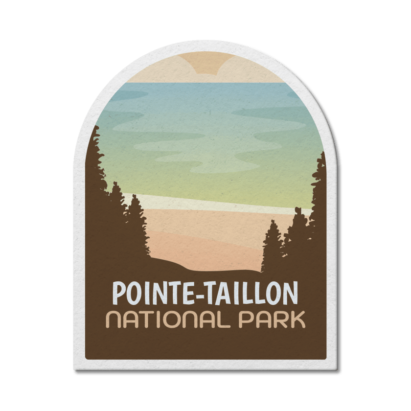 Pointe-Taillon Quebec National Park Waterproof Vinyl Sticker, Canada Parks