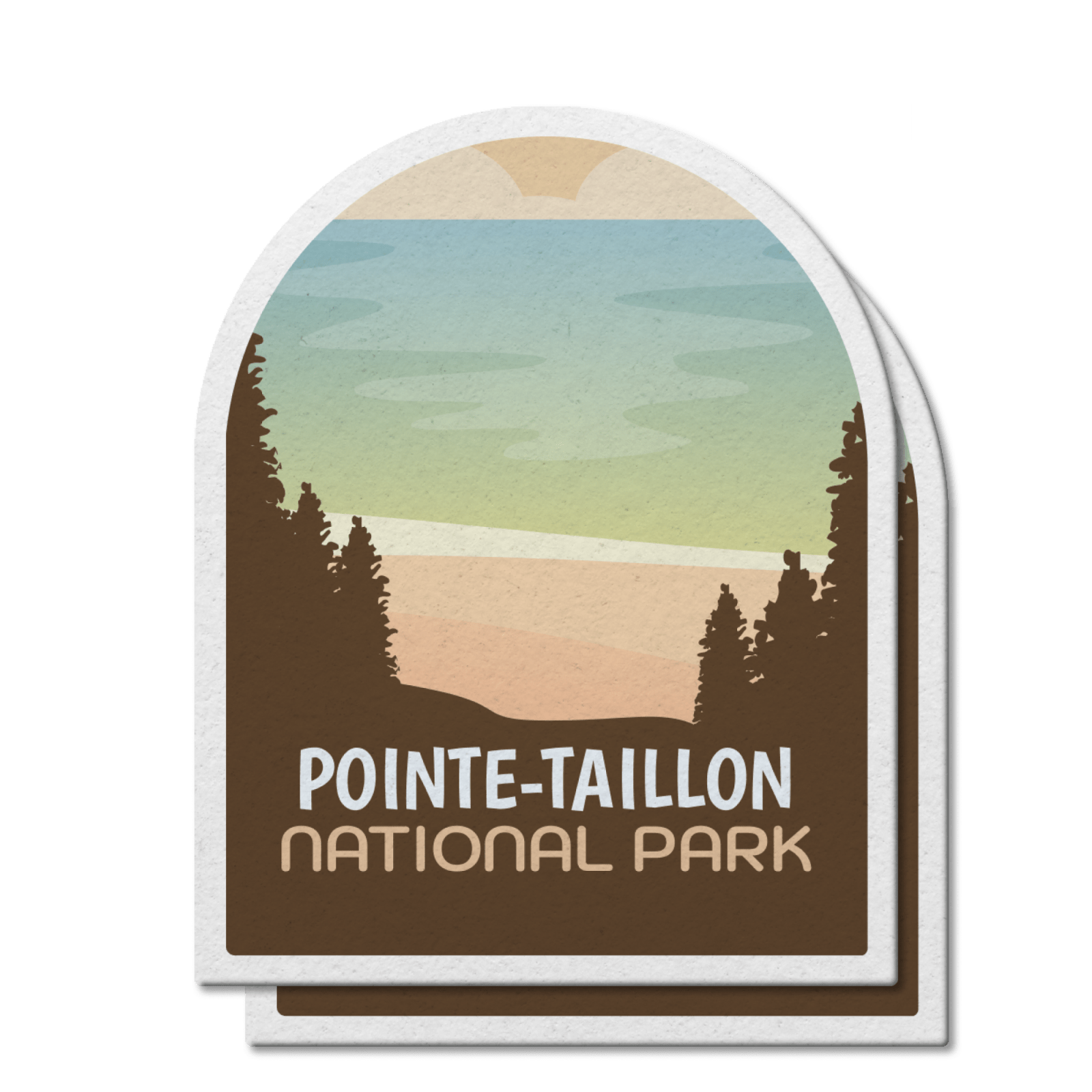 Pointe-Taillon Quebec National Park Waterproof Vinyl Sticker, Canada Parks