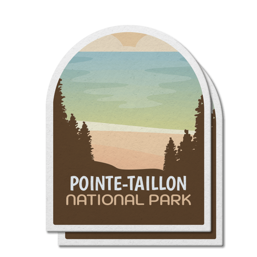 Pointe-Taillon Quebec National Park Waterproof Vinyl Sticker, Canada Parks
