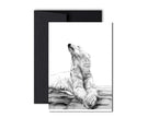 Polar Bear taking a sunbath Greeting Card