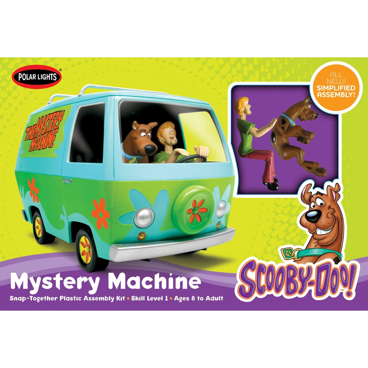 Polar Lights Scooby Doo Mystery Machine 1:25 Scale Snap Model Kit
