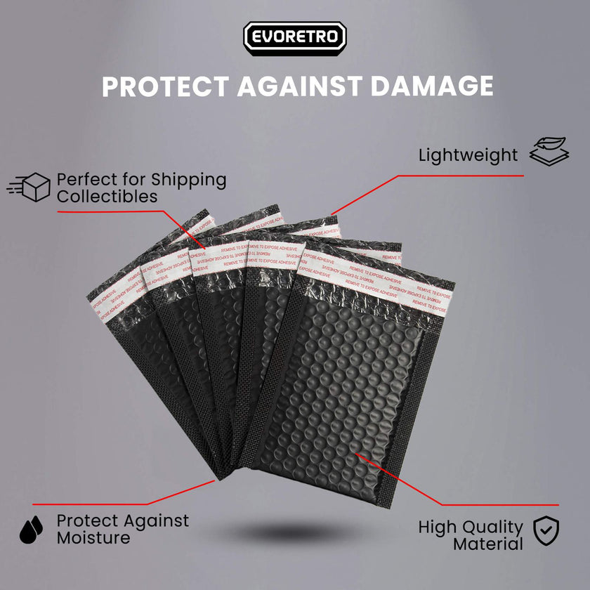 50x EVORETRO Poly Bubble Mailers  4x6