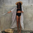 Polyester Ladies Sun Protection Resort Beach Dress Cover Up